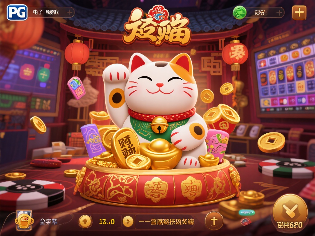 招财猫作为pg电子游戏中的一款经典主题，融合了传统